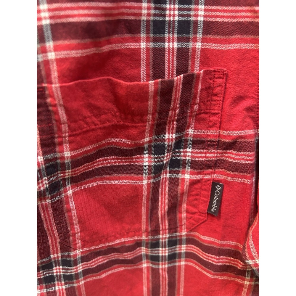 Columbia Men's Plaid Long Sleeve Shirt Size L - Picture 2 of 4